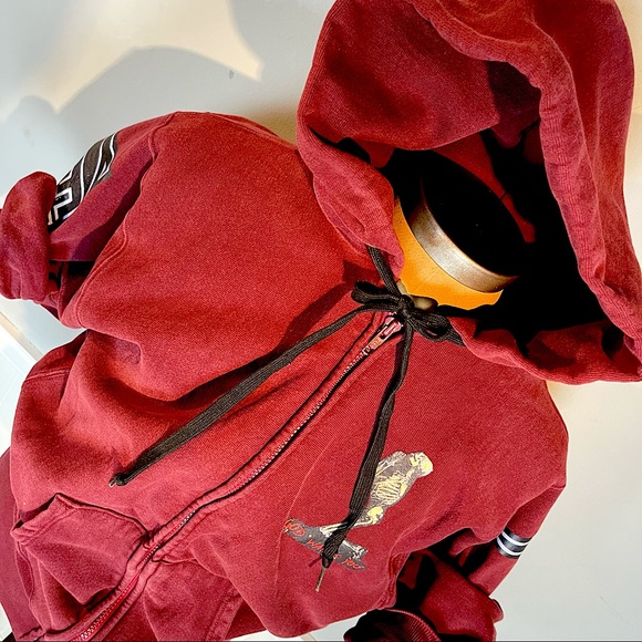 Champion Other - yeezus god wants you custom graphic on vintage overdyed full zip champion hoodie